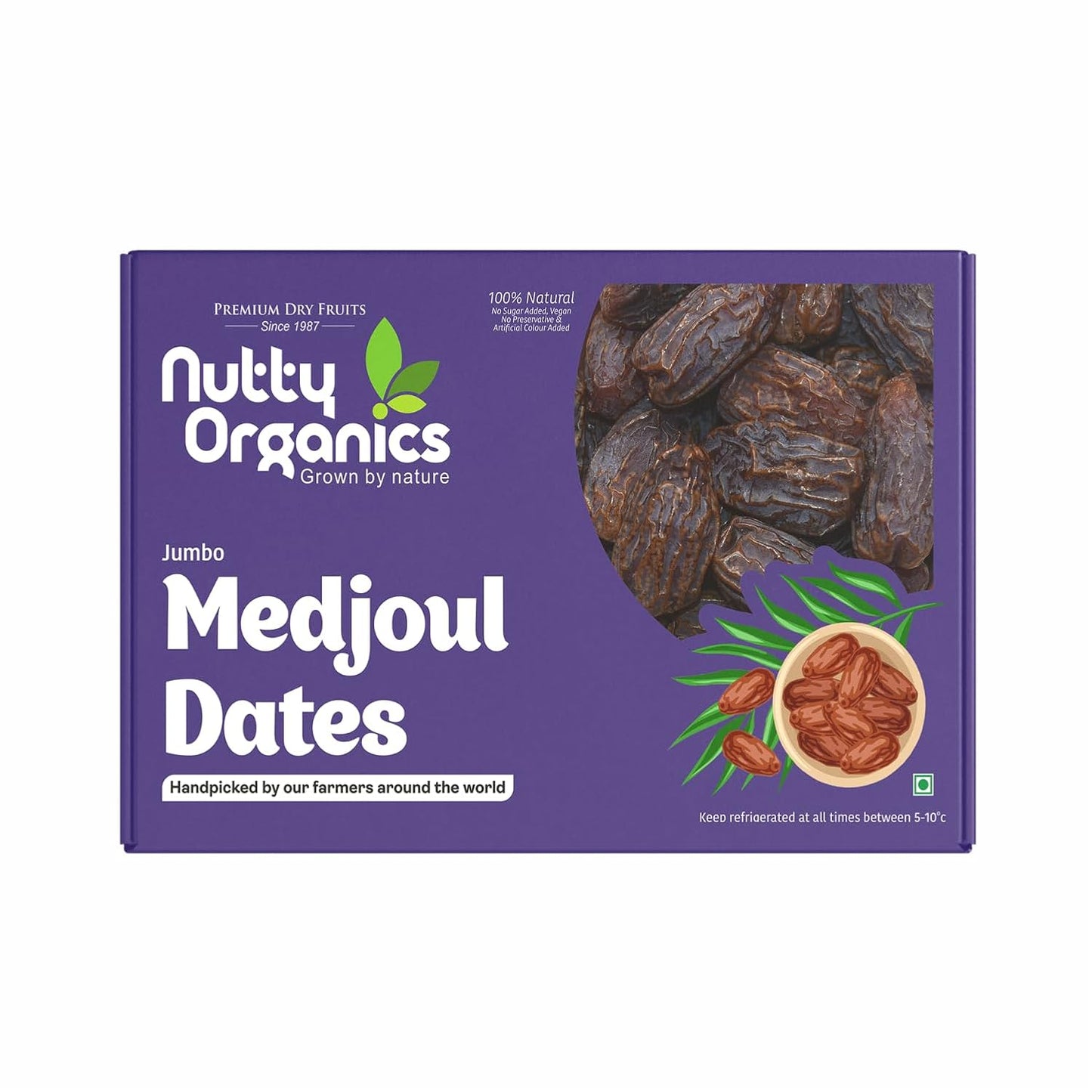 Medjool Dates | Sweet, Chewy Dates for Snacking & Recipes | Non-GMO, 100% Natural