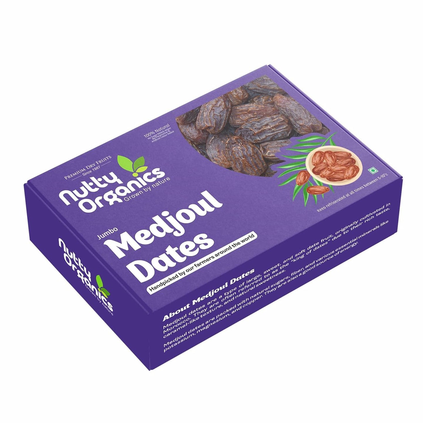 Medjool Dates | Sweet, Chewy Dates for Snacking & Recipes | Non-GMO, 100% Natural