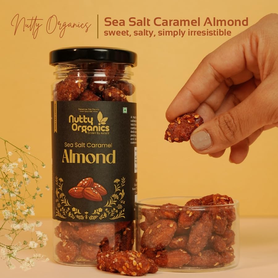 Nutty Organics Premium Diwali Gift Box: Cashew, Almond, Walnut — 3×130g Jars | Vegan & Gluten-Free