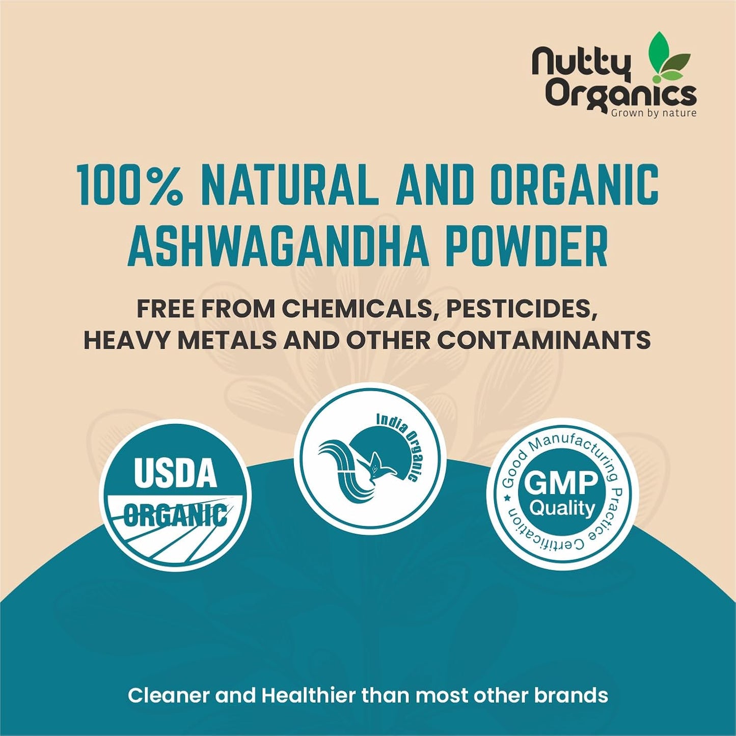 Certified Organic Ashwagandha Powder 200 Gram | Calming, Strengthening & Adaptogen-Rich