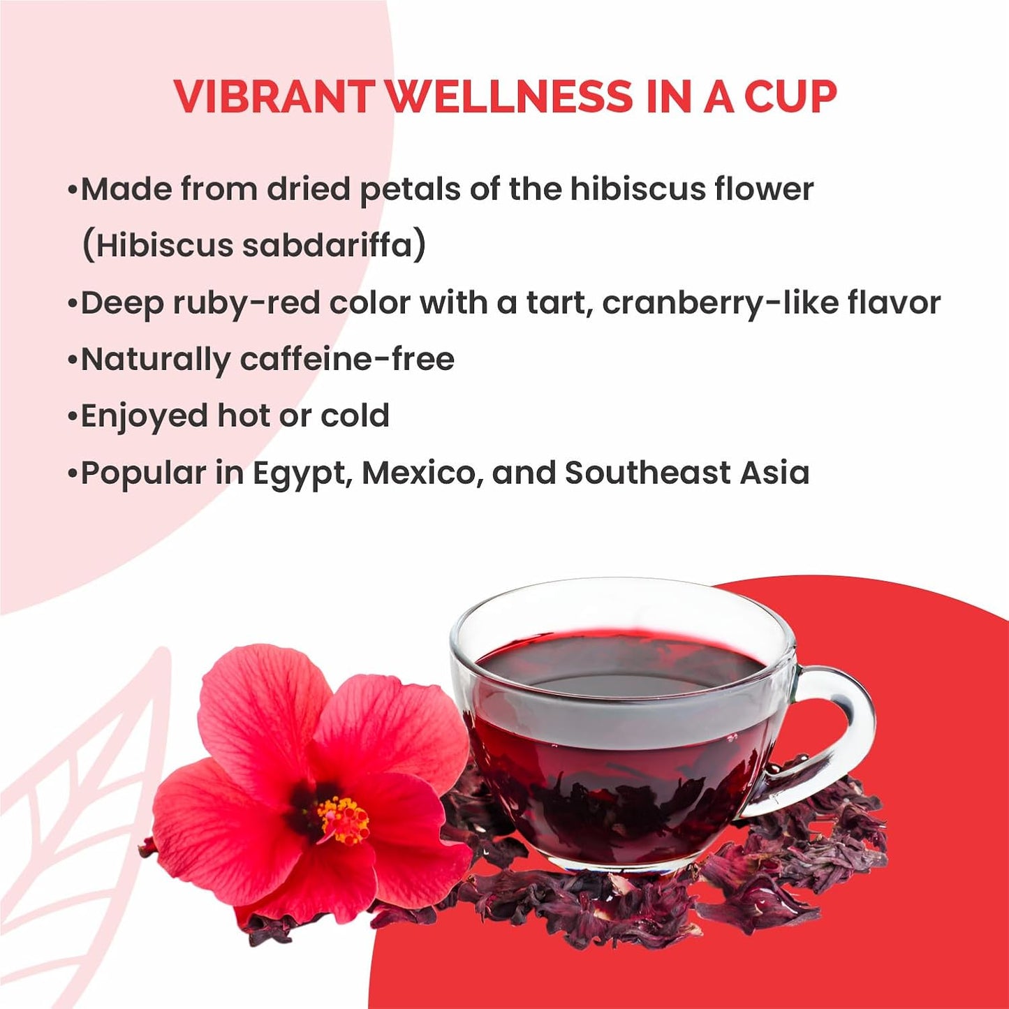 Hibiscus Tea 100 Gram | Tangy, Floral & Antioxidant-Rich