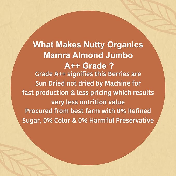 Mamra Almonds Vedica Jumbo | Extra-Large, Rich & High-Nutrition