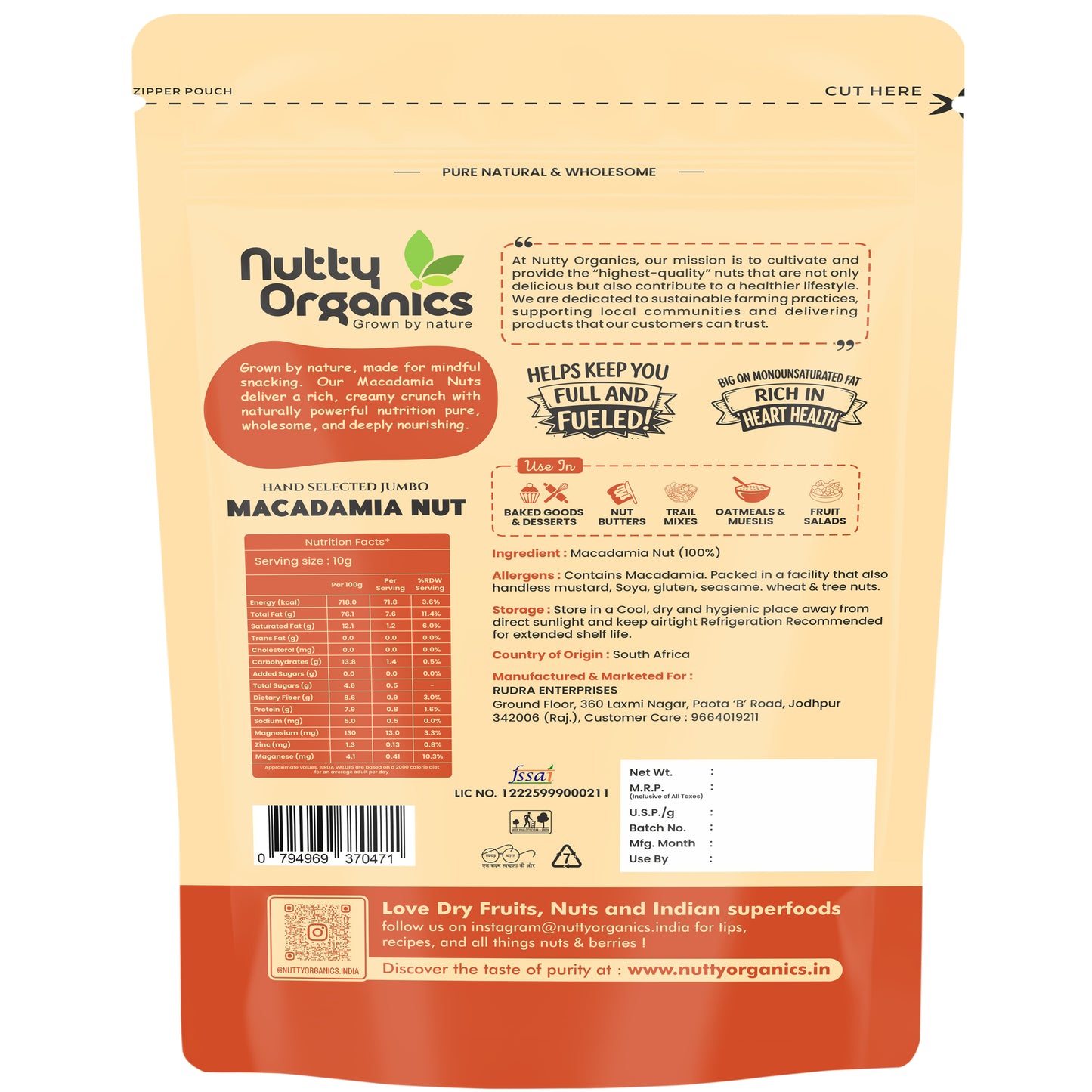 Macadamia | Buttery, Crunchy & Heart-Healthy
