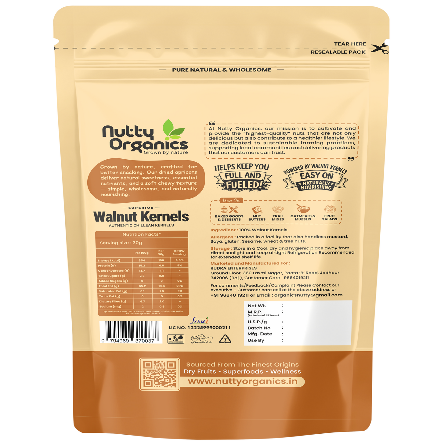 Walnut Kernels Jumbo Size Akhrot Giri | Nutritious Tasty & Healthy Nuts Dry Fruits
