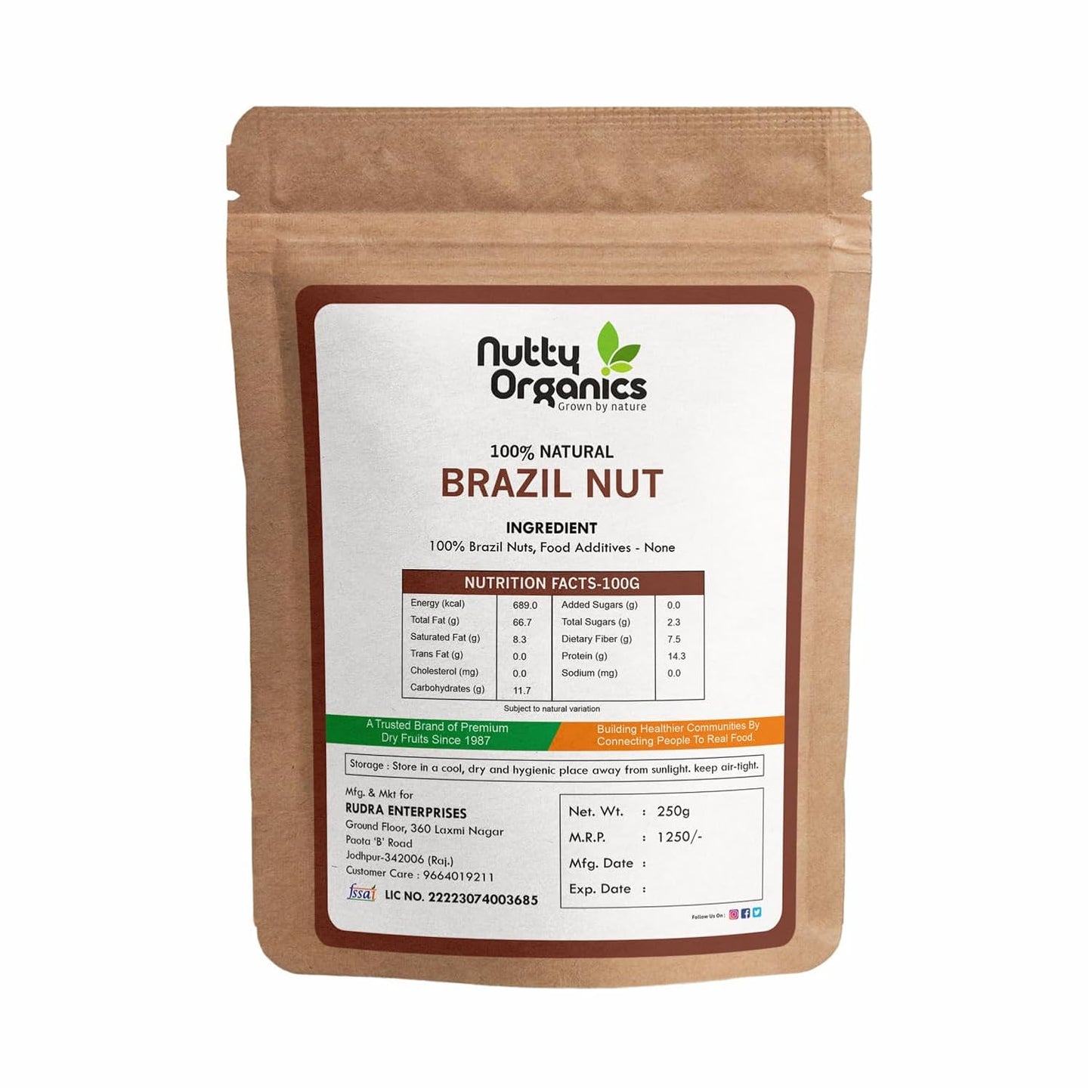 Premium Brazil Nuts | Grade A++ Jumbo Size | Rich in Selenium