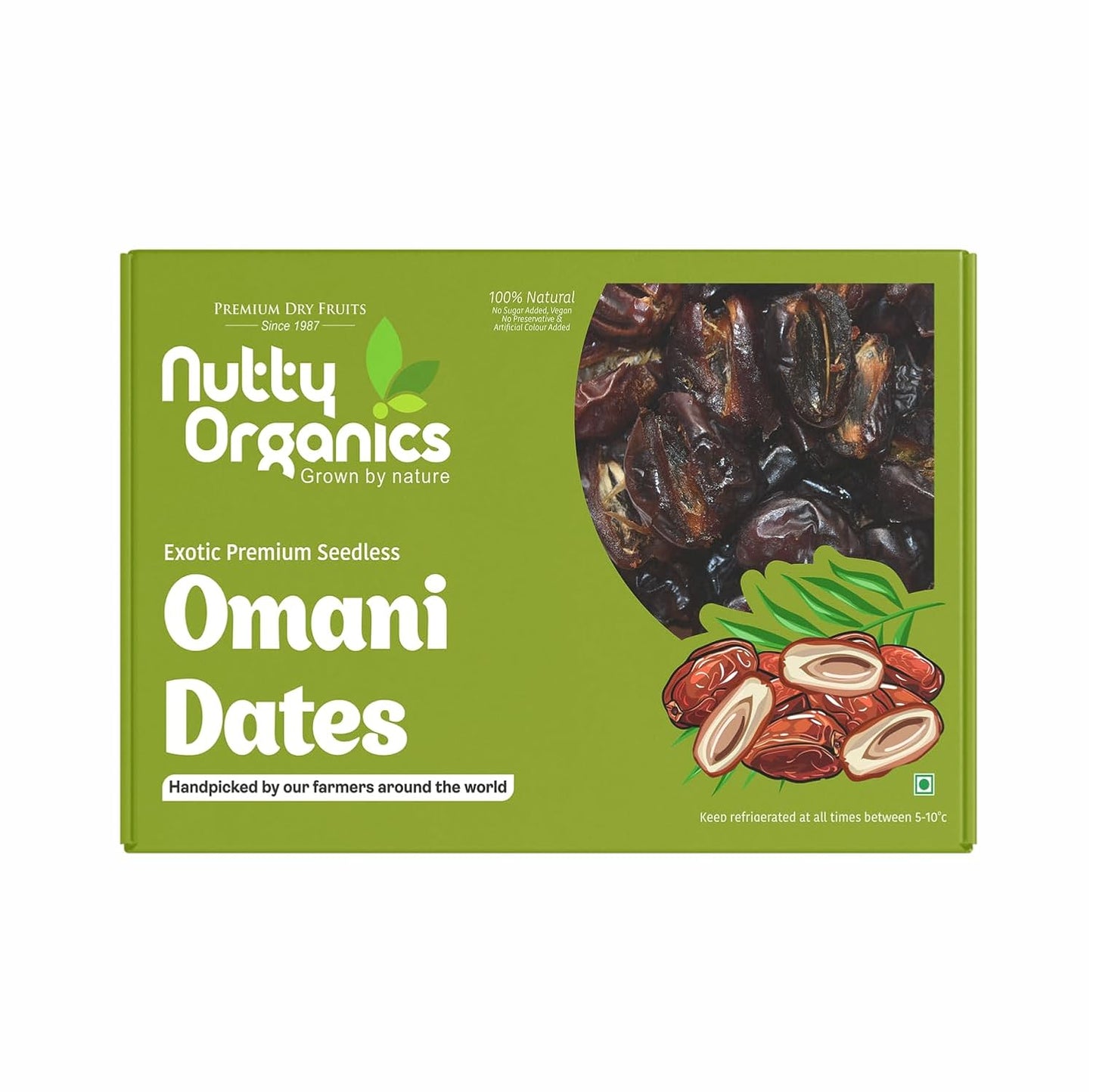 Fard Omani Dates | Naturally Sweet, Soft, and Chewy | Perfect for Healthy Snacking & Baking