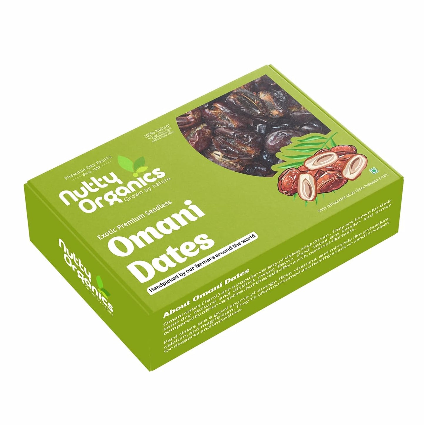 Fard Omani Dates | Naturally Sweet, Soft, and Chewy | Perfect for Healthy Snacking & Baking